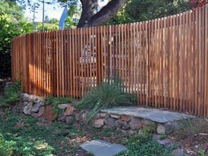 curved fence