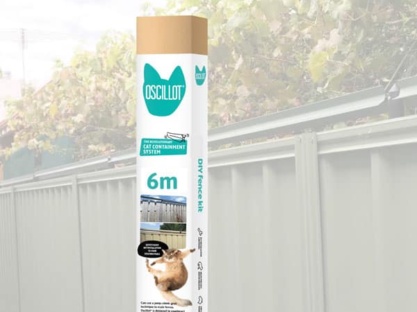 6 metre Oscillot cat fence kit