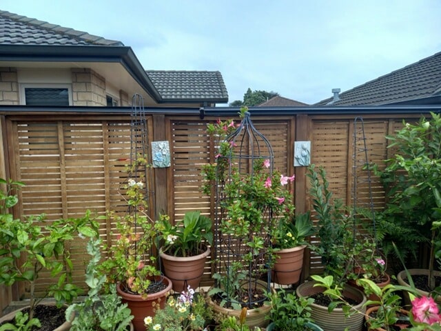 Oscillot installed on timber fence.