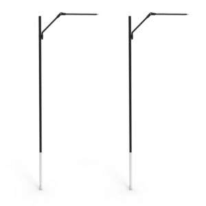 Purrfect Fence posts, arms and ground sleeves for Freestanding System