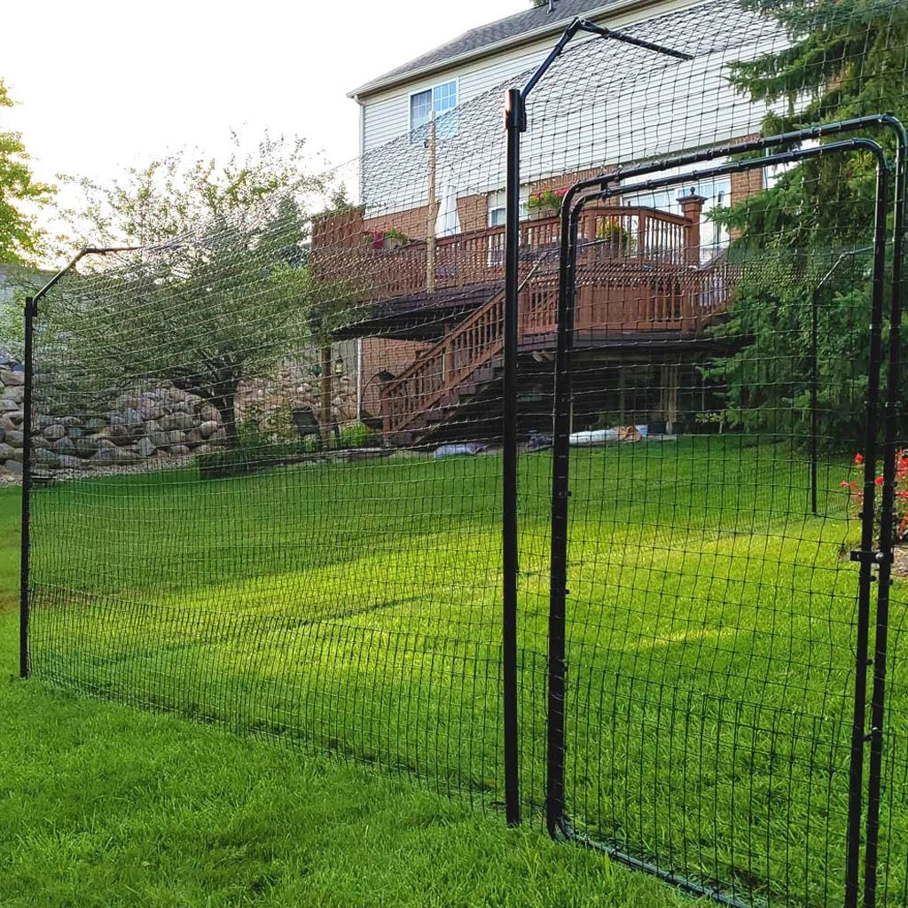 Purrfect Fence Freestanding System with Light Duty Gate